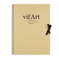 vifArt ヴィフアール水彩紙 スケッチブック F4 (337×248mm) 300g/m2 中目