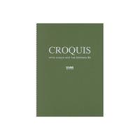 CROQUIS クロッキーブック Q-0306 ホワイト F6 （10冊入)