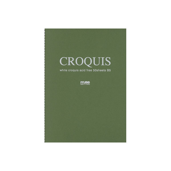 CROQUIS クロッキーブック ホワイト F6 （5冊入）