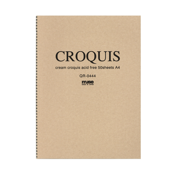 CROQUIS クロッキーブック クリーム A4 （10冊入)