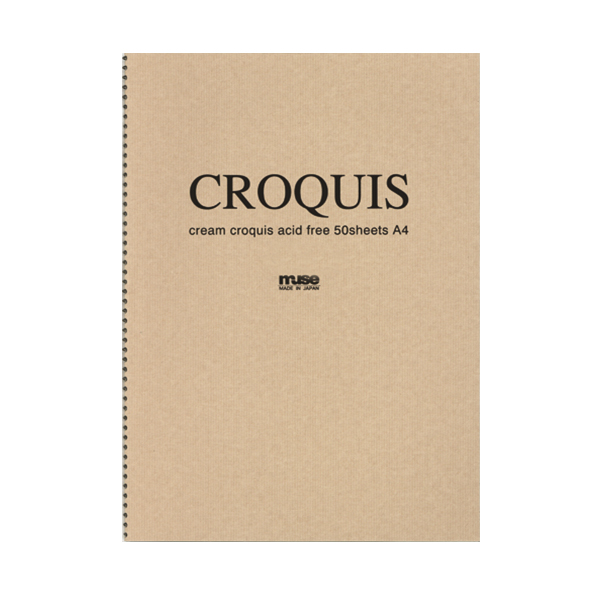 CROQUIS クロッキーブック クリーム A4 （5冊入）