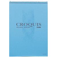 CROQUIS 学校教材用 ケナフクロッキー SGブック SG-9655 （ホワイト） B5 青表紙 （10冊入)
