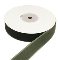 手芸用マジックテープ 縫い付け 巾25mm 徳用5m巻 B（ループ） カーキ 5m ※1巻