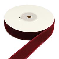 手芸用マジックテープ 縫い付け 巾25mm 徳用5m巻 B（ループ） ワイン 5m ※1巻