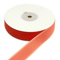手芸用マジックテープ 縫い付け 巾25mm 徳用5m巻 B（ループ） オレンジ 5m ※1巻
