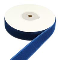 手芸用マジックテープ 縫い付け 巾25mm 徳用5m巻 B（ループ） ブルー 5m ※1巻