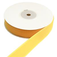 手芸用マジックテープ 縫い付け 巾25mm 徳用5m巻 B（ループ） イエロー 5m ※1巻