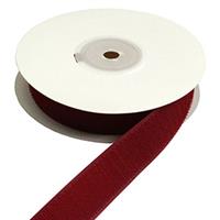 手芸用マジックテープ 縫い付け 巾25mm 徳用5m巻 A（フック） ワイン 5m ※1巻