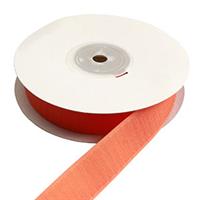 手芸用マジックテープ 縫い付け 巾25mm 徳用5m巻 A（フック） オレンジ 5m ※1巻