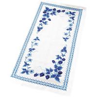 オリムパス製絲 刺繍キット〈オノエ・メグミの花のある暮らし〉 No.1193 ブルーストロベリー