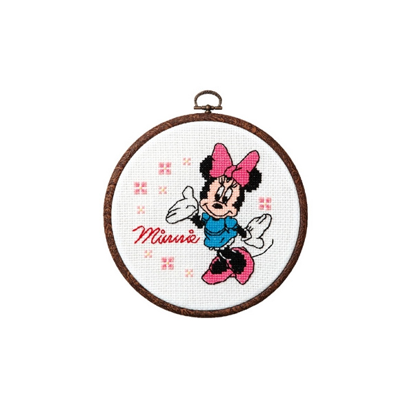 オリムパス製絲 ディズニーフープ 刺繍キット ミニーマウス