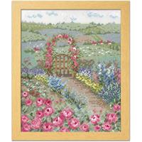 オリムパス製絲 刺繍キット バラの花咲くピーターの庭