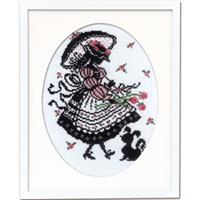 オリムパス製絲 クロスステッチ 刺繍キット オノエ・メグミ 「赤毛のアンの物語」 パフスリーのドレス