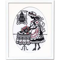 オリムパス製絲 クロスステッチ 刺繍キット オノエ・メグミ 「赤毛のアンの物語」 お茶の時間