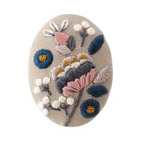 オリムパス製絲 フランス刺繍 ブローチキット マルチ