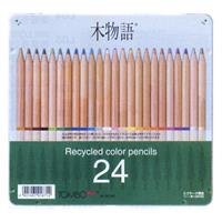 TOMBO 木物語 缶入 色鉛筆 24色