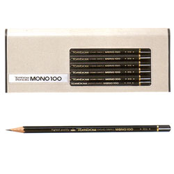 トンボ鉛筆 鉛筆 MONO 1ダース MONO-100 5B