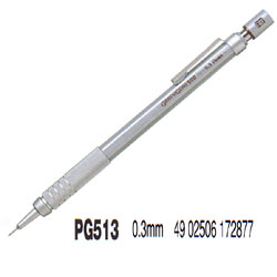 Pentel シャープペンシル グラフギア500 HB 芯径0.3mm | ゆめ画材