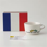 小倉陶器 フラッグカフェ マグカップ (ポストカード付) フランス