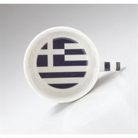 小倉陶器 フラッグカフェ マグカップ (ポストカード付) ギリシャ