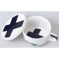 小倉陶器 フラッグカフェ フタ付マグカップ フィンランド