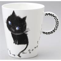 小倉陶器 BLACK CAT マグカップ