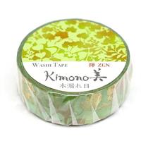 kimono美 和紙マスキングテープ 粋タイプ 木漏れ日 15mm×7m巻 金箔 GR-3001