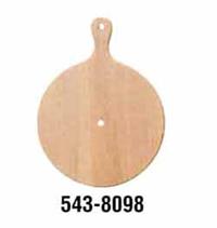 トールペイント 白木 木製素材 クックボード型 キッチンクロック L