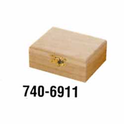トールペイント 白木 木製宝石箱 (小)