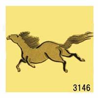 蒔絵シール [No.3146] 馬 (午)