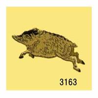蒔絵シール [No.3163] 猪 (亥)