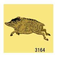 蒔絵シール [No.3164] 猪 (亥)
