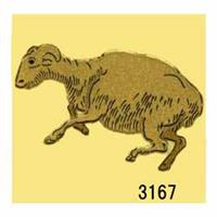 蒔絵シール [No.3167] 羊 (未)