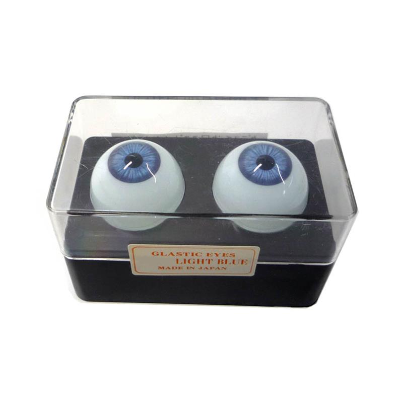 ビスクアイ グラスチック 淡青26mm 白目部分含む UV ※人形の目