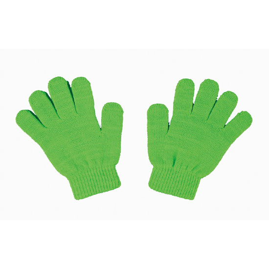 Artec カラーのびのび手袋 蛍光グリーン