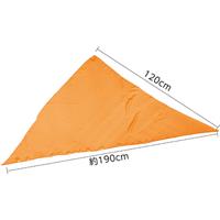 Artec カラースカーフ三角型 オレンジ