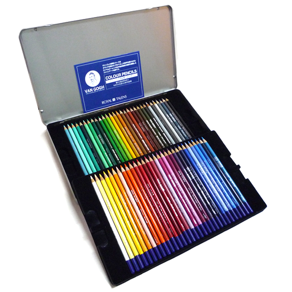 ヴァンゴッホ 色鉛筆 60色セット （メタルケース入り） | ゆめ画材