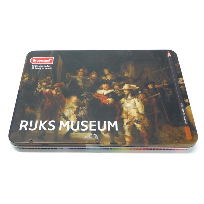 アムステルダム国立美術館×ブランジール 色鉛筆 50色セット 限定パッケージ (レンブラント×夜警)