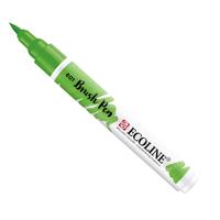 エコライン ブラッシュペン 水性染料インキ ライトグリーン T1150-6010