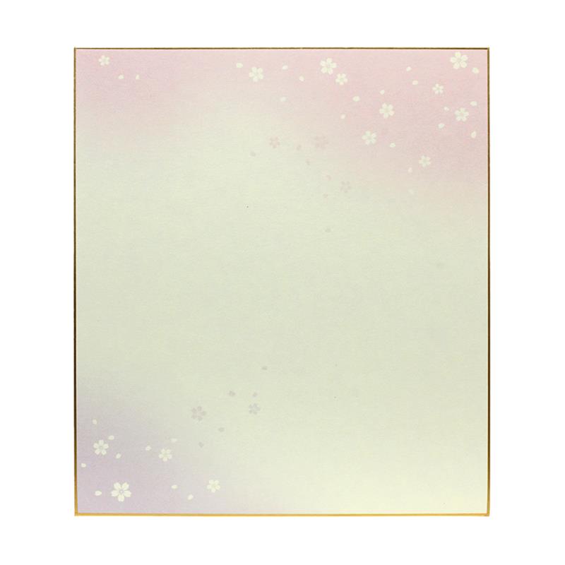 柄入り寸松庵 (121×136mm) さくら (3) ピンク・紫 (10枚パック)