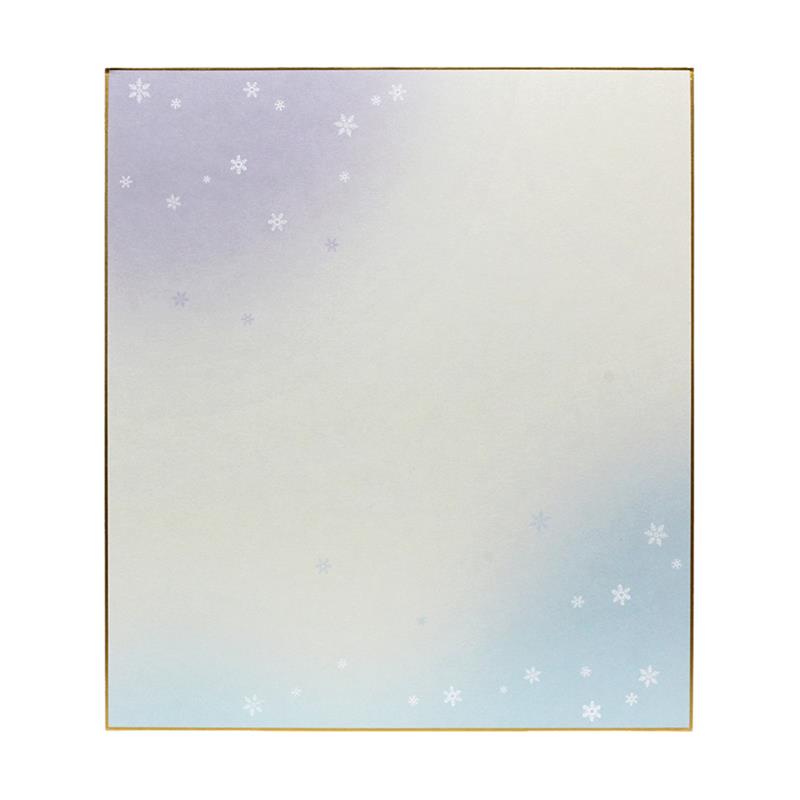 柄入り寸松庵 (121×136mm) 結晶 (2) 紫・水 (10枚パック)