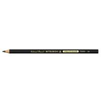 三菱鉛筆 ポリカラー 色鉛筆 7500 くろ 12本 (1ダース) 【期間限定！ 色鉛筆 夏のお買い得セール対象商品】