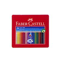 Faber-Castell ファーバーカステル Red-range カラーグリップ 色鉛筆 24色セット 缶入