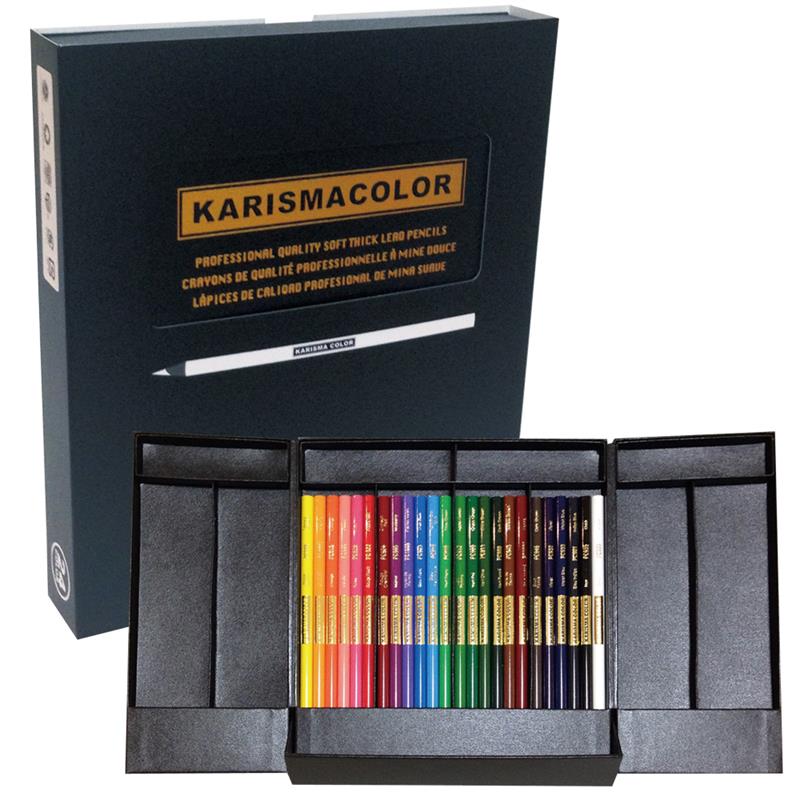カリスマカラー 色鉛筆 24色セット 【期間限定！ 色鉛筆 夏のお買い得セール対象商品】 | ゆめ画材