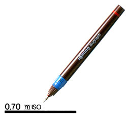 1903494 rOtring Isograph Technical Drawing Pen ISO 0.7 mm 