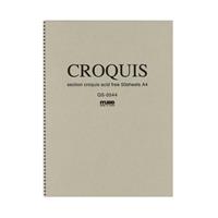 CROQUIS クロッキーブック 10mm方眼ホワイト B4 （5冊入） 【期間限定！クロッキーブックセール対象商品】