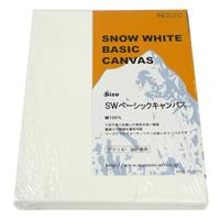 スノーホワイトベーシックキャンバス 包み張りキャンバス F10 (530×455mm)
