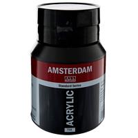 アムステルダム アクリリックカラー 500ml オキサイドブラック