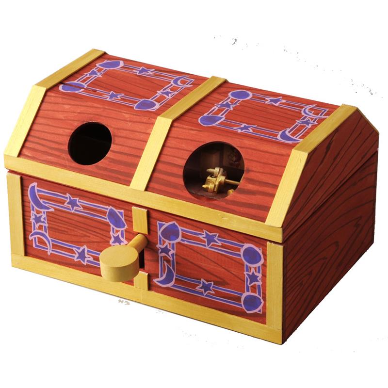 自由研究 木工工作 鍵付き宝箱 鍵も自分で作る ゆめ画材