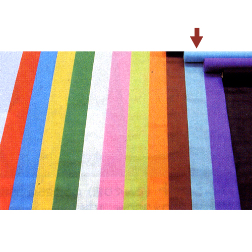 カラー不織布ロール 1m幅×10m巻 水色